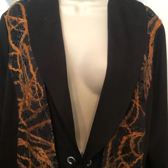 Goa Long Blazer gray with accents Size 14 - Picture 5 of 6